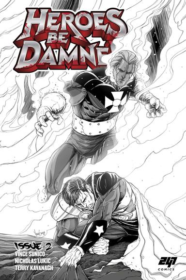 Cover for Heroes Be Damned issue number 2