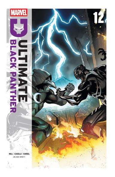 Cover for Ultimate Black Panther issue number 12