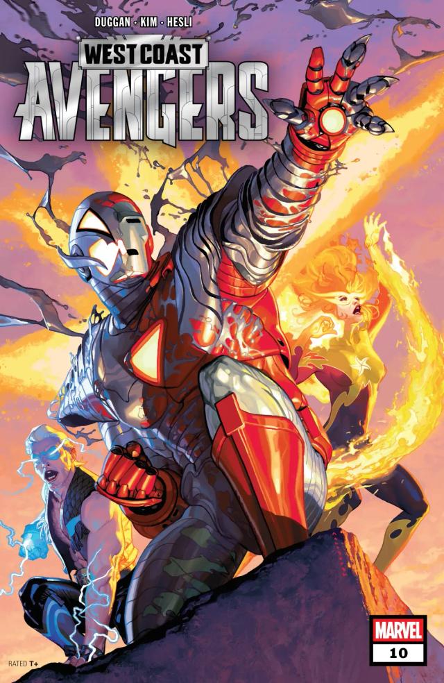 Cover for West Coast Avengers issue 10