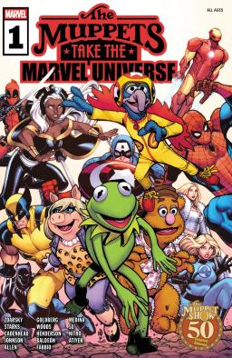 Cover for Muppets Take The Marvel Universe issue number 1