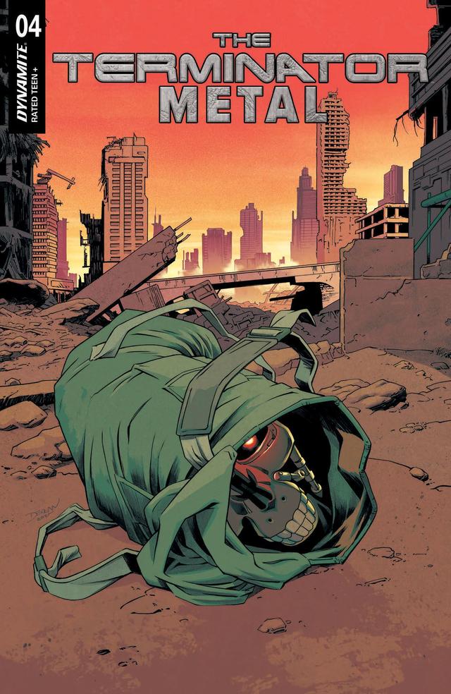 Cover for The Terminator Metal issue 4