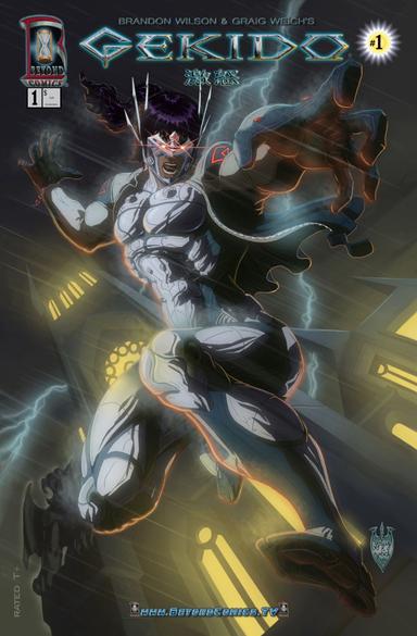Cover for comic book series called Gekido
