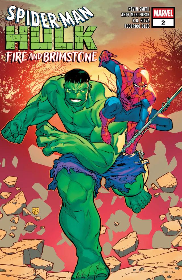 Cover for Spider-Man/Hulk: Fire And Brimstone issue 2