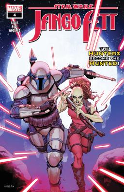 Cover for comic book series called Star Wars: Jango Fett