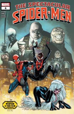Cover for comic book series called The Spectacular Spider-Men