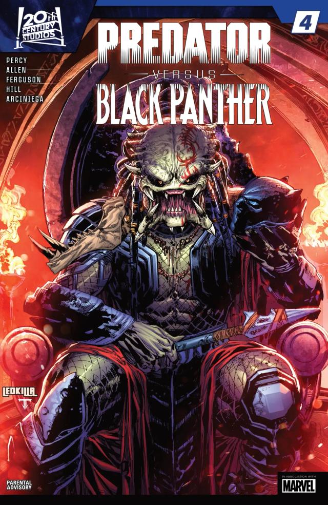 Cover for Predator Vs. Black Panther issue 4