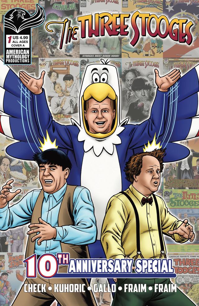 Cover for Three Stooges American Mythology 10th Anniversary