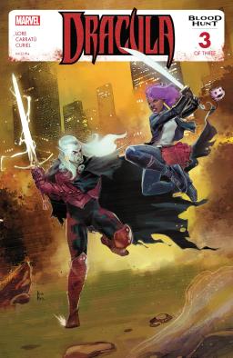 Cover for comic book series called Dracula: Blood Hunt