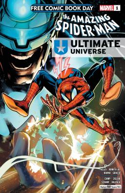 Cover for Free Comic Book Day 2025: Amazing Spider-Man/Ultimate Universe issue number 1