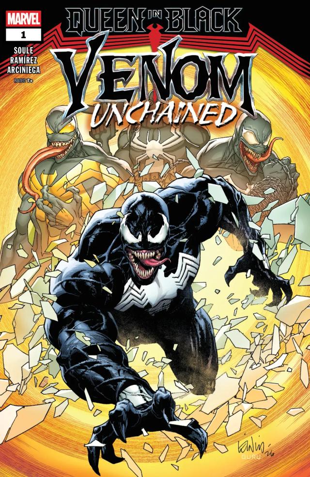 Cover for Queen In Black: Venom Unchained issue 1