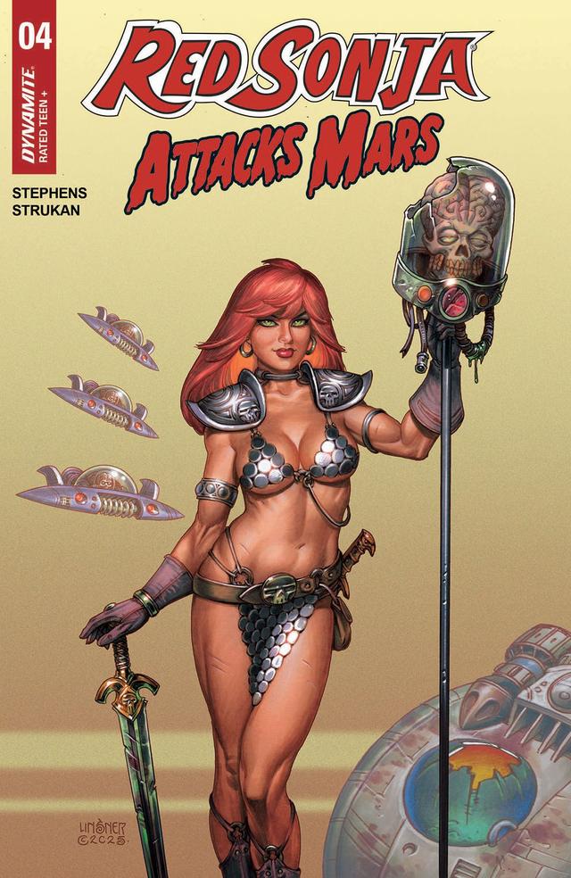 Cover for Red Sonja Attacks Mars issue 4