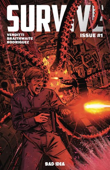 Cover for SURVIVE issue number 1