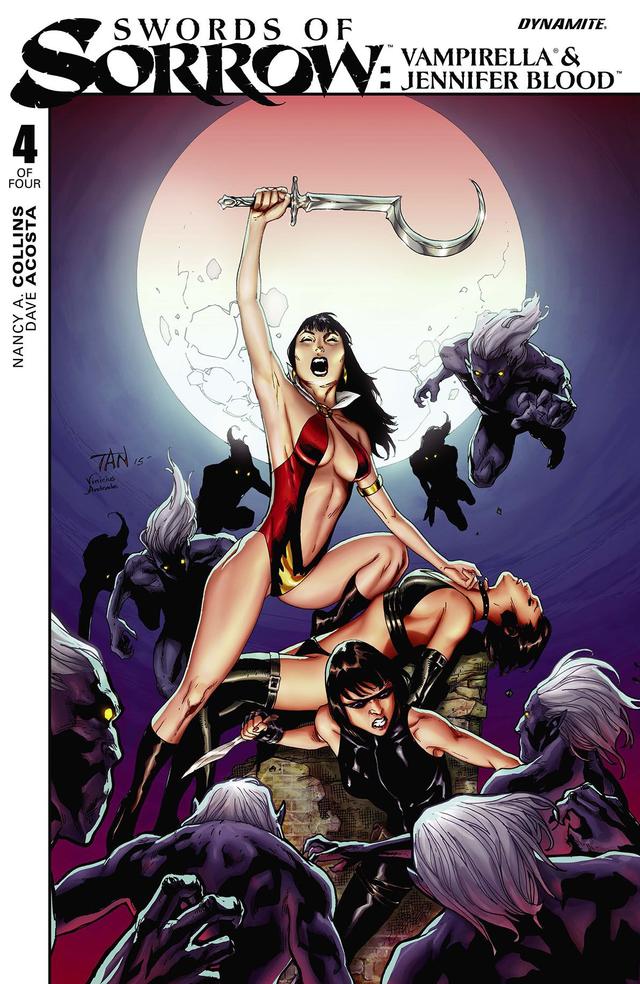 Cover for Swords of Sorrow: Vampirella & Jennifer Blood issue 4