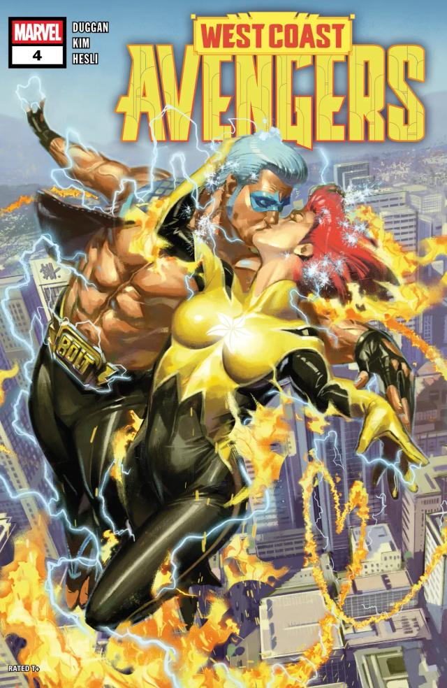 Cover for West Coast Avengers issue 4
