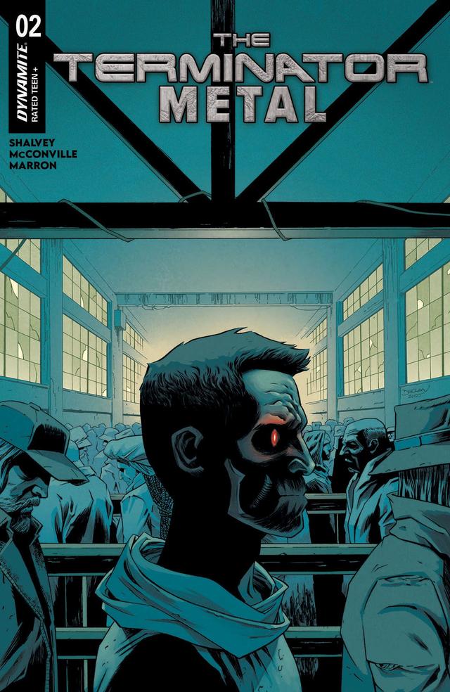 Cover for The Terminator Metal issue 2