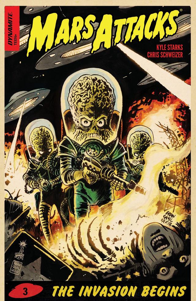 Cover for Mars Attacks issue 3