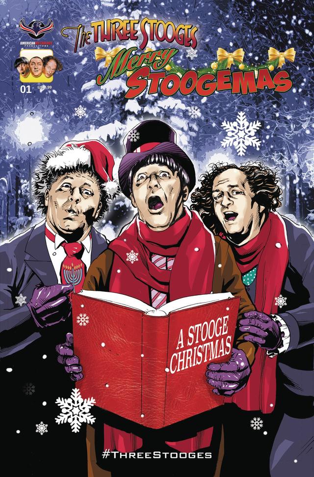 Cover for Three Stooges: Merry Stoogemas issue 1