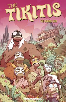 Cover for comic book series called The Tikitis
