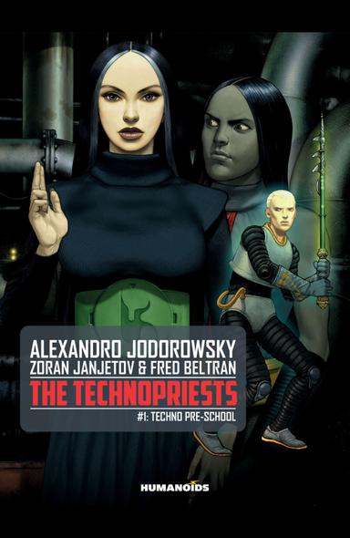Cover for comic book series called The Technopriests