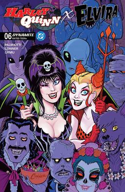 Cover for Harley Quinn X Elvira issue number 6