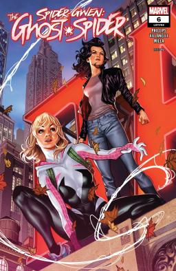 Cover for comic book series called Spider-Gwen: The Ghost-Spider