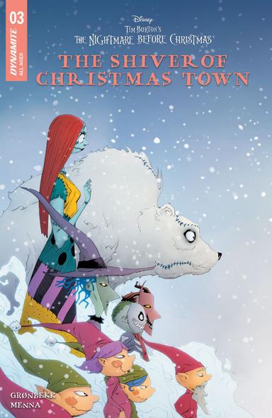 Cover for The Nightmare Before Christmas: The Shiver of Christmas Town issue number 3