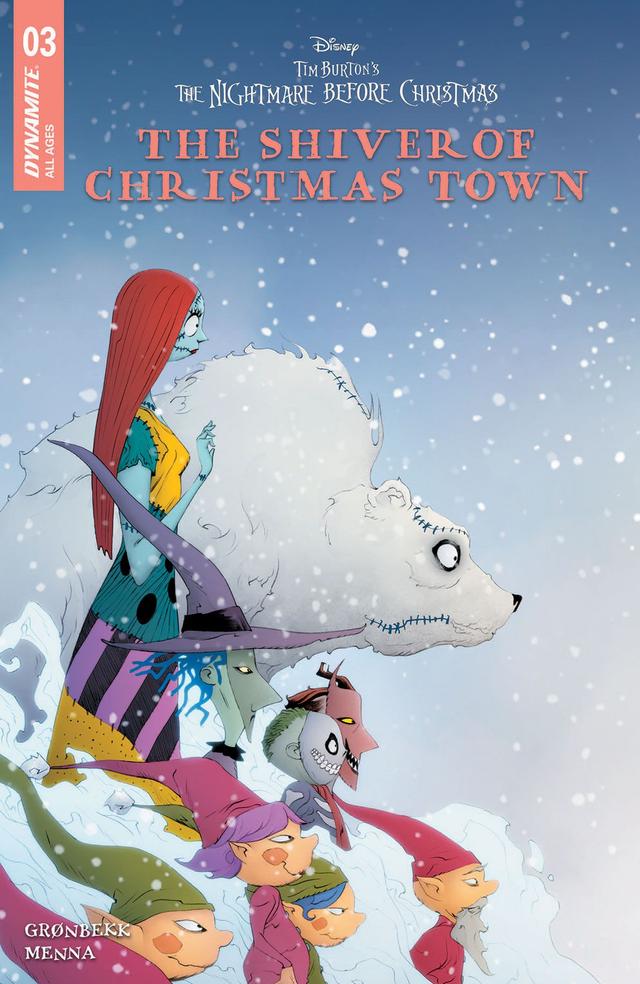 Cover for The Nightmare Before Christmas: The Shiver of Christmas Town issue 3