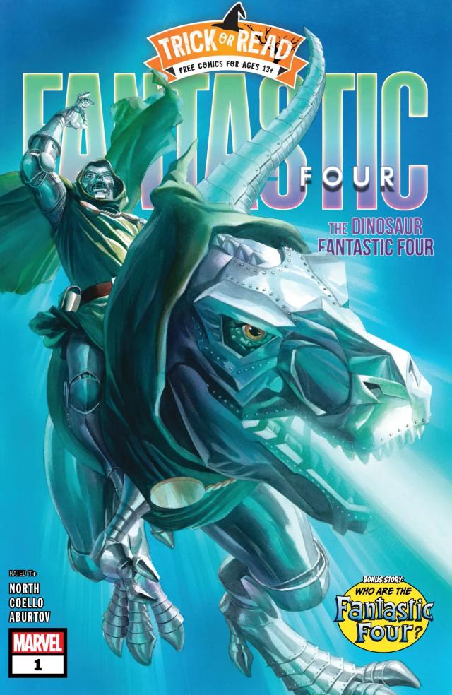 Cover for Fantastic Four: The Dinosaur Fantastic Four - Halloween Trick-Or-Read 2024 issue 1