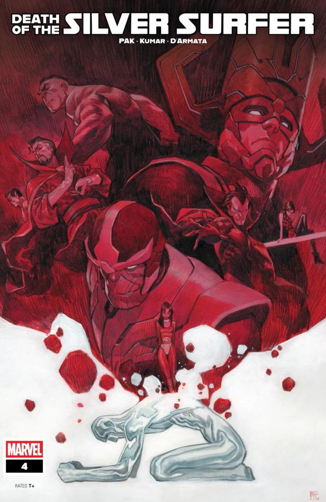 Cover for Death Of The Silver Surfer issue 4