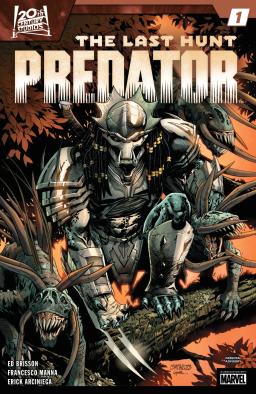 Cover for comic book series called Predator: The Last Hunt