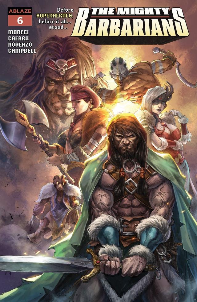Cover for The Mighty Barbarians issue 6