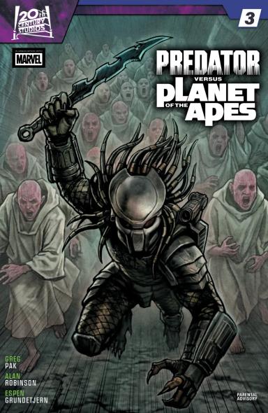 Cover for Predator Vs. The Planet Of The Apes issue number 3
