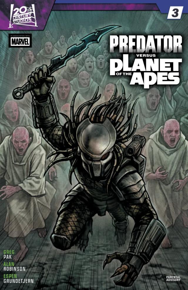 Cover for Predator Vs. The Planet Of The Apes issue 3