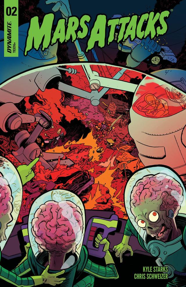 Cover for Mars Attacks issue 2