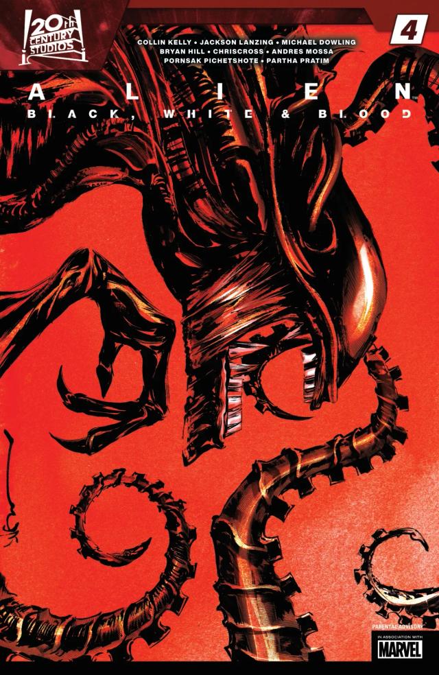 Cover for Alien: Black, White & Blood issue 4