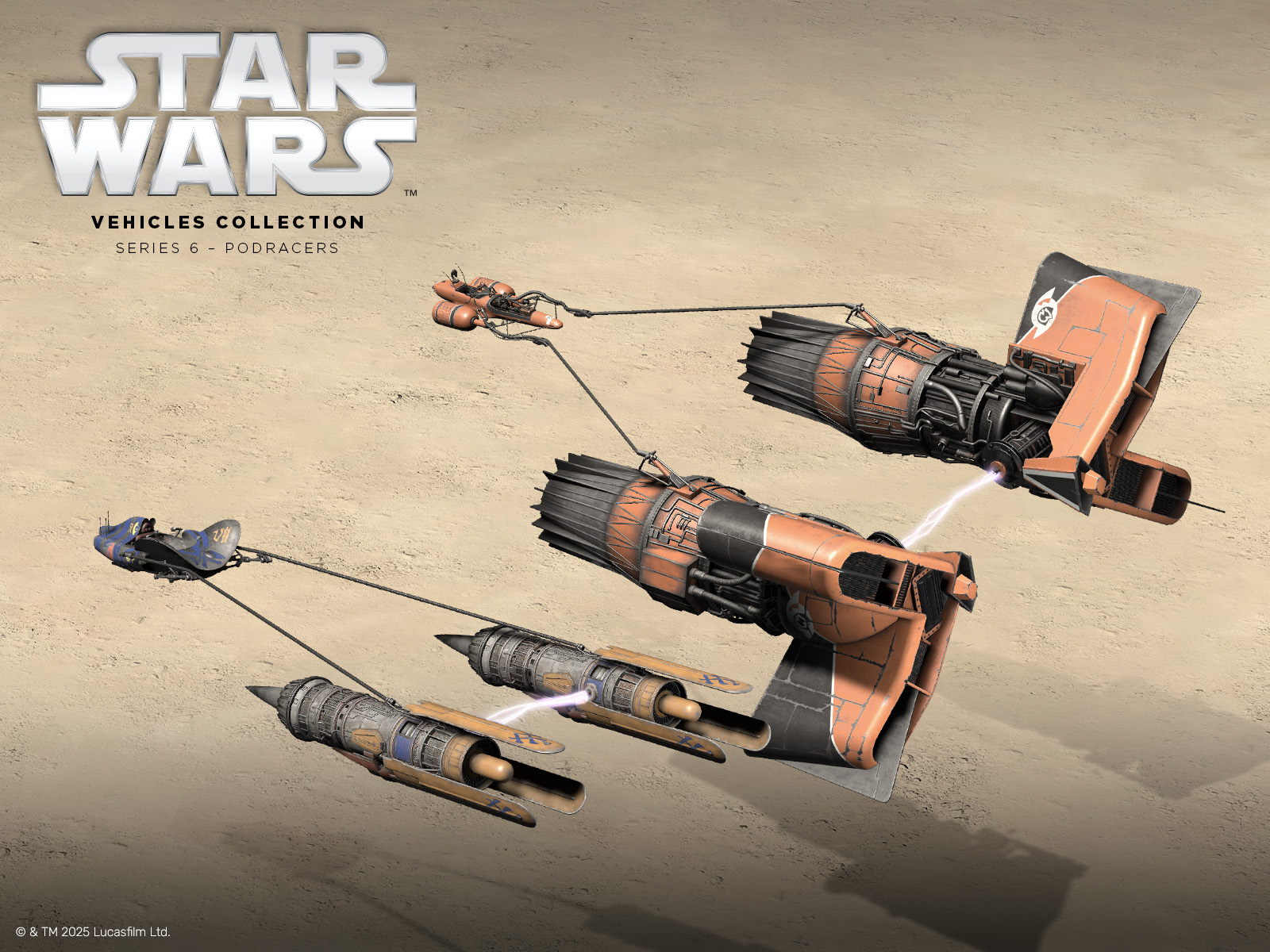Podracers Collection Display
