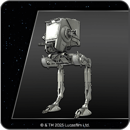 AT-ST Star Wars collectible in digital format