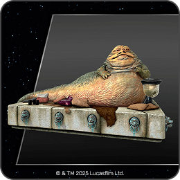 Jabba the Hutt collectible in digital form