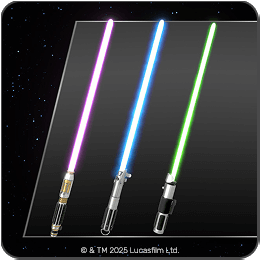 Lightsaber Star Wars collectible in digital form