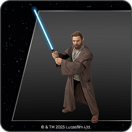 Obi-Wan Kenobi Star Wars collectible in 3d digital collectible