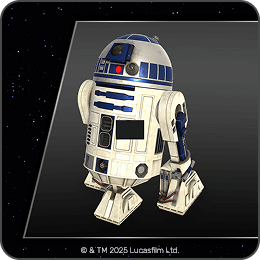 R2-D2 Star Wars collectible in digital form