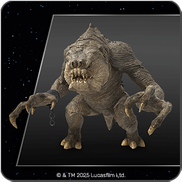 Rancor Star Wars collectible in digital form