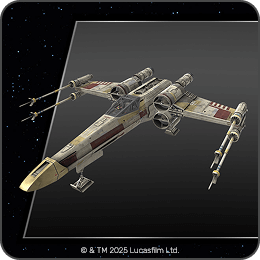 X-Wing Star Wars collectible in digital form